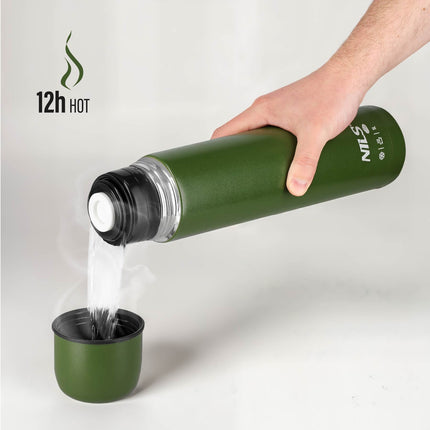Thermos 1000 ml Green – Insulated Travel Flask