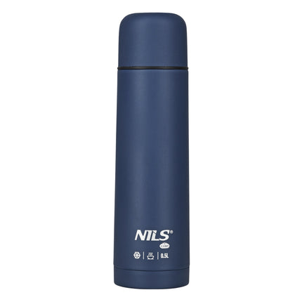 Thermos 500ml, Blue, Ideal for Travel