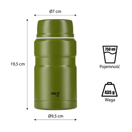 Thermos Set 750ml – Insulated Stainless Steel