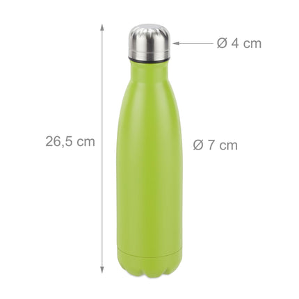 Thermos bottle in steel
