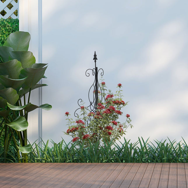Three-Legged Folding Plant Trellis, 125 cm