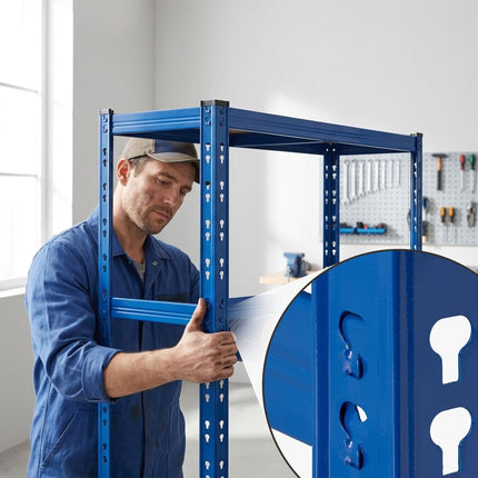 Tire Rack, 2-Shelf Steel, Adjustable Spacing