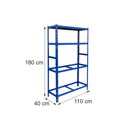 Tire Rack, 2-Shelf Steel Storage, Adjustable Spacing