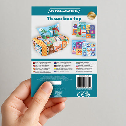 Tissue Box Sorter for Kids, Montessori Sensory Toy