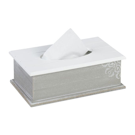 Tissue box with lid