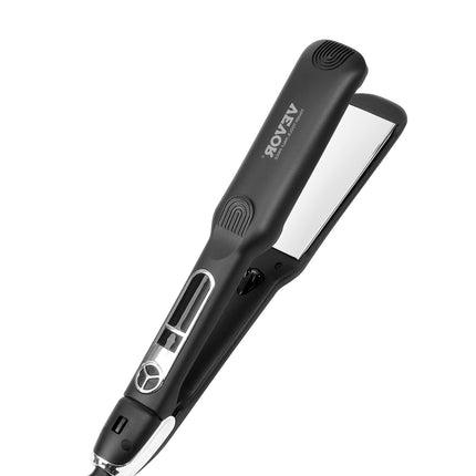 Titanium Flat Iron Hair Straightener 1.5 In, LCD, 25 Temp Levels