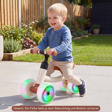 Toddler Balance Bike, No Pedals, Adjustable Seat & Handlebar