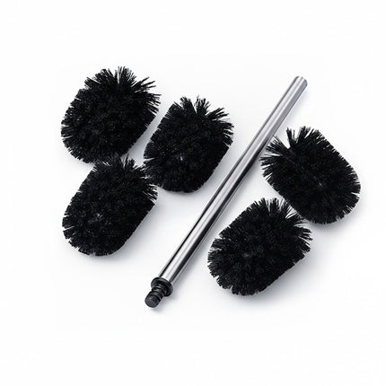 Toilet Brush with 5 Replacement Heads, Ø8 cm