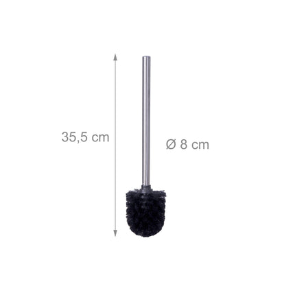Toilet Brush with 5 Replacement Heads, Ø8 cm