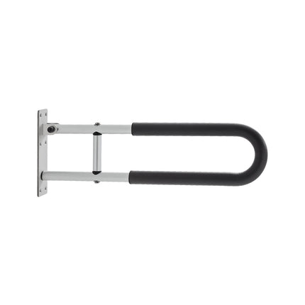 Toilet Grab Bar, Flip-Up U-Shaped 23.8 In, 300 lb