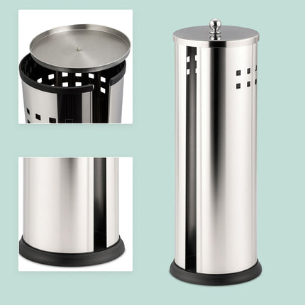 Toilet Paper Holder, Stainless Steel, 3-Roll Capacity