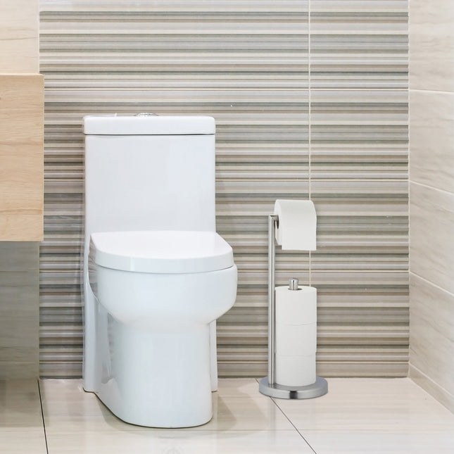 Toiletrolhouder, roestvrij staal, geschikt voor 3 rollen