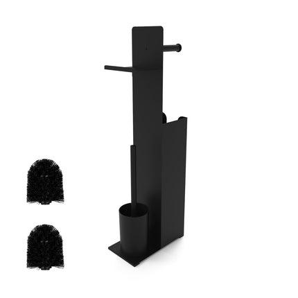 Toilet Paper Holder Stand with Spare Roll Storage