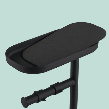 Toilet Paper Holder with Shelf and Brush