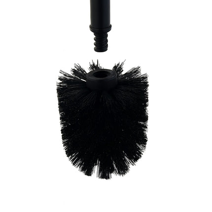 Toilet Paper Holder with Shelf and Brush