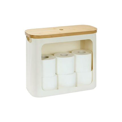 Toilet Roll Holder, Fabric, Holds 12 Rolls