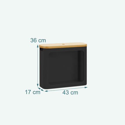 Toilet Roll Holder, Fabric, Holds 12 Rolls