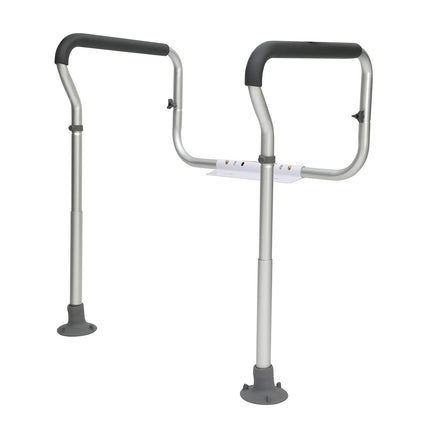 Toilet Safety Rail, Adjustable Width and Height, 300 lb