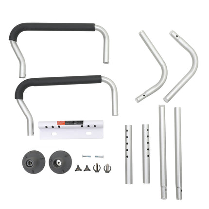 Toilet Safety Rail, Adjustable Width and Height, 300 lb