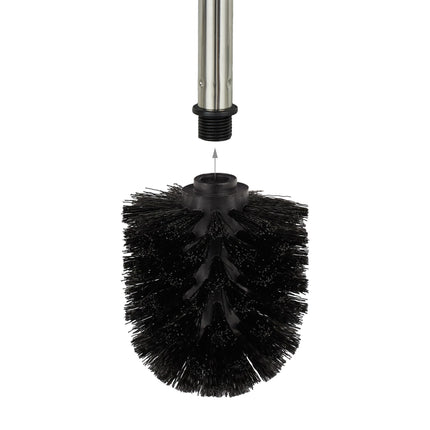 Toilet brush, set of 3, black
