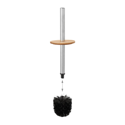 Toilet brush with holder