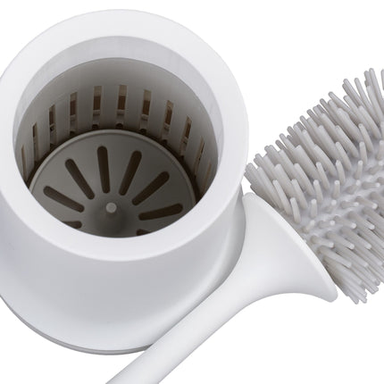 Toilet brush with wall bracket
