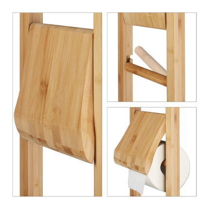 Toilet paper holder &amp; newspaper stand