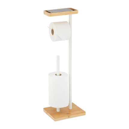 Toilet paper holder with space