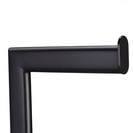 Toilet seat in matt black