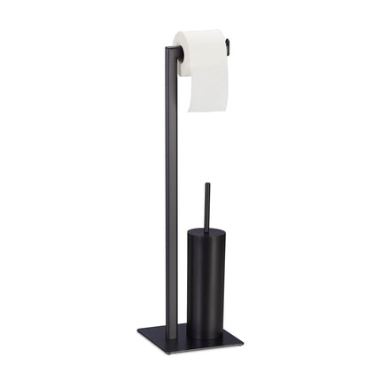 Toilet seat in matt black