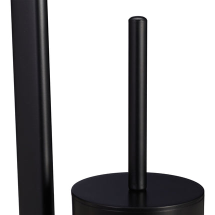 Toilet seat in matt black