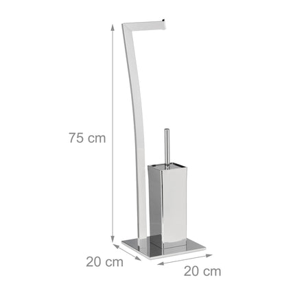 Toilet set WIMEDO in stainless steel