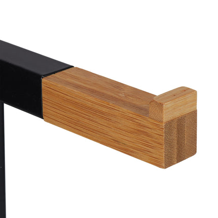 Toilet set bamboo &amp; metal