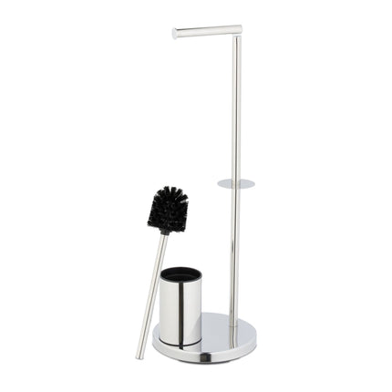 Toilet set with paper holder