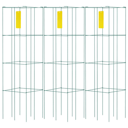 Tomato Cages, 3-Pack 39.4 in PVC-Coated Steel Towers