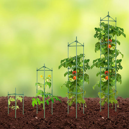 Tomato Cages, 4-Pack 63-Inch Stackable Plant Support