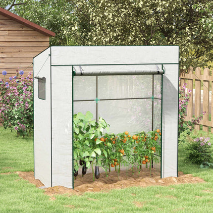 Tomato Greenhouse with Roll-Up Door, 196 x 77 x 197 cm
