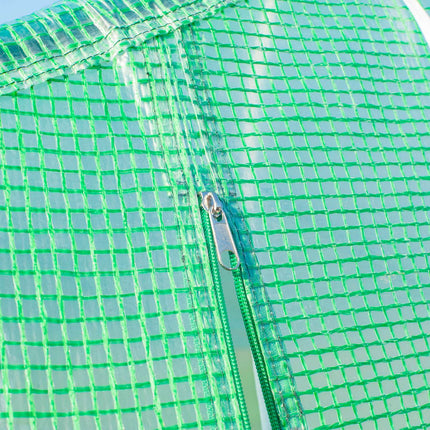 Cold frame Greenhouse, Gable roof, 600x300x200cm, Green