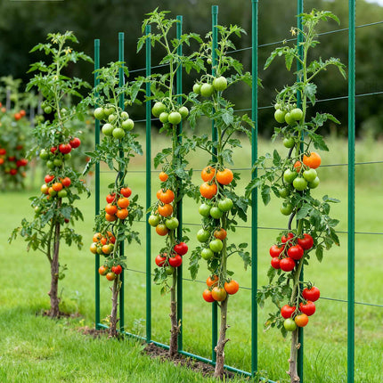 Tomato Stakes, 50 Pack, 1800 mm, Plastic-Coated Steel