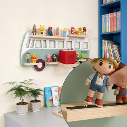 Toniebox Bus Shelf – Holds 25 Tonies, Magnetic Strips