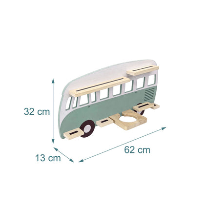Toniebox Bus Shelf – Holds 25 Tonies, Magnetic Strips