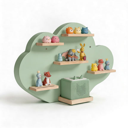Toniebox Wall Shelf with Magnetic Storage for 20 Figures