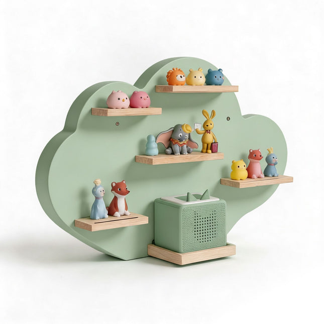 Toniebox Wall Shelf with Magnetic Storage for 20 Figures