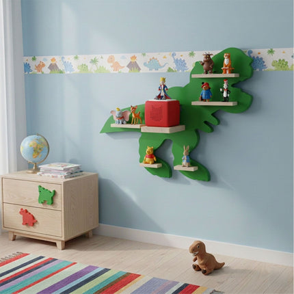 Toniebox Wall Shelf with Magnetic Strips, Holds 35 Figures