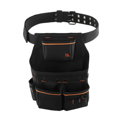 Tool Belt Pouch with 14 Pockets, Adjustable 32–50 in