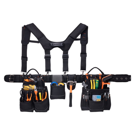 Tool Belt With Suspenders, 19 Pockets, 31–51 In