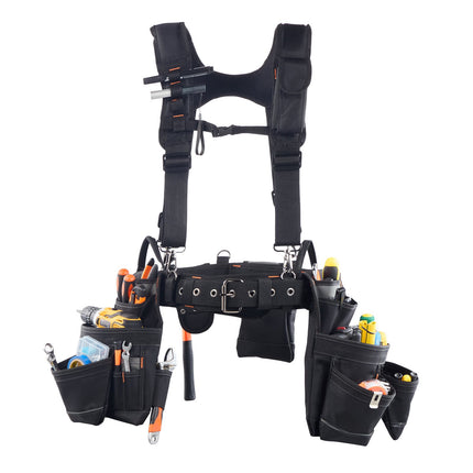 Tool Belt With Suspenders, 19 Pockets, 31–51 In