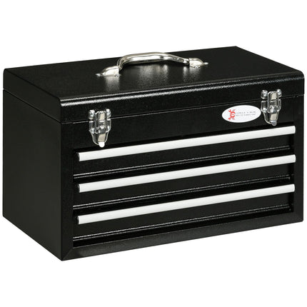 116-piece tool set with socket wrenches, 3 drawers in steel box