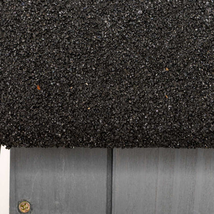 Wooden garden shed, gable roof, grey, 77.5x54.2x179.5 cm