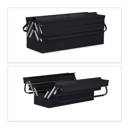 Tool box empty black
